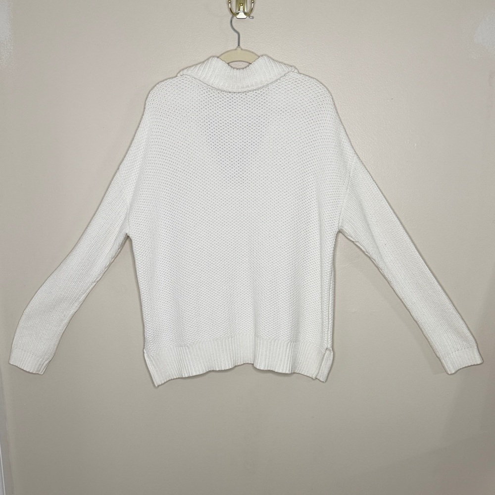 Lauren Ralph Lauren V-Neck Sweater in White Size XL - Picture 9 of 11